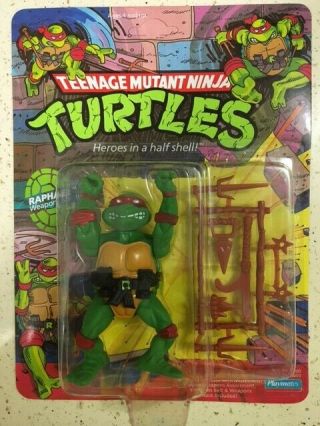 Vintage Tmnt Teenage Mutant Ninja Turtles Raphael,  1988 Playmates