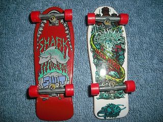 2 - Tech Deck 96mm Fingerboard Skateboards Shark Shut - Jason Jessee Santa Cruz