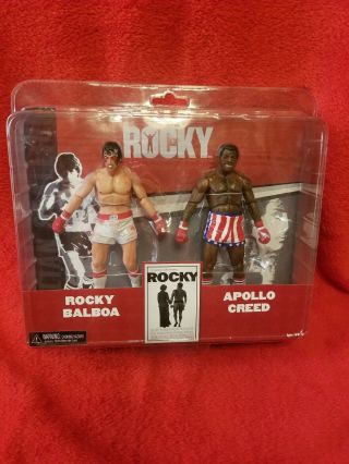 Neca Rocky Balboa Vs Apollo Creed Post Fight Bloody Tru Exclusive Rareu.  S Seller