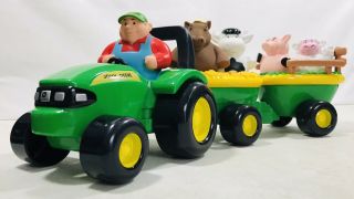 John Deere Erti Kids Toys Farmer Truck Tractor Collectible D1240