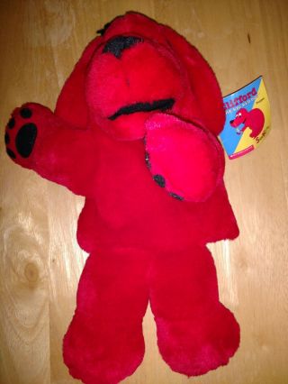 2000 Plush Clifford.  The Big Red Dog - Hand Puppet By Scholastic