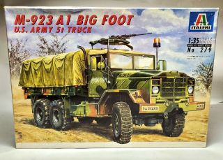 Italeri M - 923 A1 Big Foot U.  S.  Army 5t Truck 1:35 Scale Plastic Model Kit 279