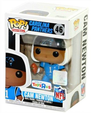 Funko Pop Football Nfl Wave 4 46 Tru Carolina Panthers Cam Newton Figure