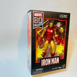 Marvel Legends 80th Ann Invincible Iron Man Alex Ross Comics 6in Figure