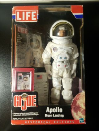 2002 Gi Joe Historical Editions Apollo Moon Landing Astronaut 12 " Figure