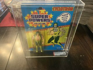 1986 Kenner Powers Cyclotron Series 3 /33 Back Afa Graded 85 Nm,