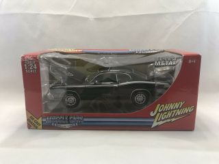 1971 Black Plymouth Duster 340 Black Diecast 1:24 Scale Johnny Lightning