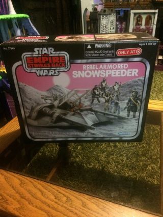 Star Wars The Empire Strikes Back Rebel Snow Speeder Target Excl Mib 2010