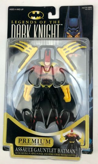 Legends Of The Dark Knight Assault Gauntlet Batman Action Figure 1996 Kenner