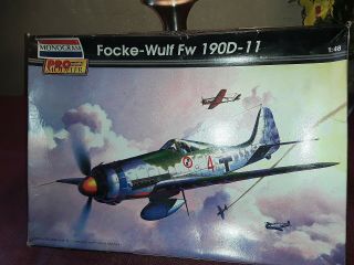 1/48 Focke Wulf Fw190d - 11 Pro Modeler / Monogram - Re Issued Dragon Kit