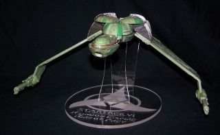Acrylic Display Stand For Diamond Select Star Trek Klingon Bird Of Prey Variants