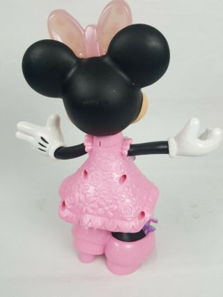 Fisher Price Disney Minnie Mouse Bloomin Bows Light Up Singing Magic Touch Doll 2