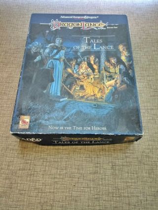 Dungeons & Dragons Dragon Lance 2nd E Set Tales Of The Lance Ad&d As - Is Tsr 1074