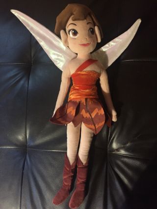Disney Store Fairies Tinkerbell Fawn Plush Doll 21” Legend Of The Neverbeast