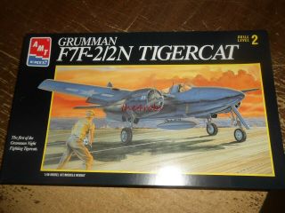 Amt Grumman F7f - 2/2n Tigercat Model Unstarted 1/48