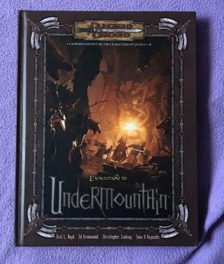 Expedition To Undermountain Dungeons & Dragons 3.  5