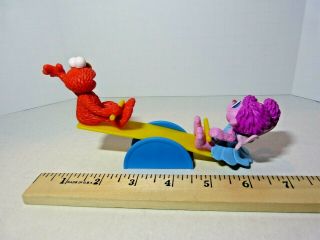 Sesame Street Elmo & Abby Teeter Totter Action Figure Cake Topper Bakery Crafts 3