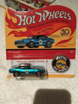 Hot wheels 50th anniversary Redline set.  US Carded with 50th emblem on card. 2