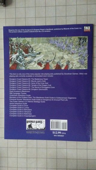 DUNGEON CRAWL CLASSICS 8 MYSTERIES OF THE DROW D&D D20 Dungeons & Dragons 2
