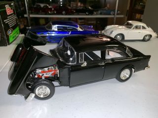 1:18 Ertl American Muscle American Graffiti 1955 Chevy Black Highly Detailed