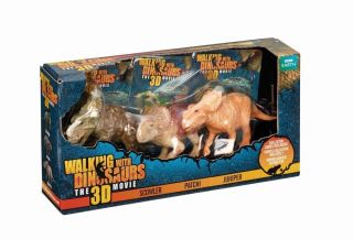 Bbc Earth Walking With Dinosaurs 3d Movie 3 Pack Figures Scowler Patchi Juniper