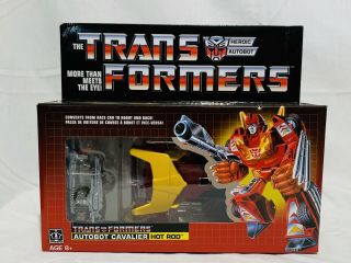 Transformers Vintage G1 Autobot Hot Rod Reissue 2018 Walmart,  Box Not