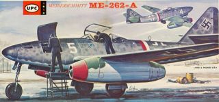 Upc 1:50 Messerschmitt Me - 262 - A German Plastic Model Kit 5059u