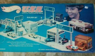 1981 Usa Hot Wheels Builder Set