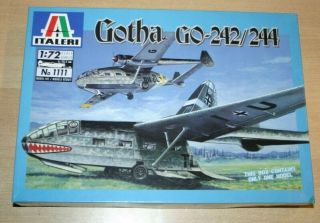 40 - 1111 Italeri 1/72nd Scale Gotha Go 242 / 244 Plastic Model Kit