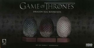 Game of Thrones - Dragon Egg Bookends by Dark Horse 4
