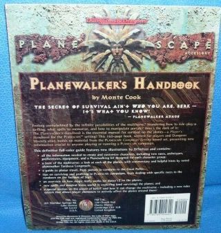 AD&D The Planeswalker ' s Handbook - Dungeons & Dragons 2nd Ed.  TSR Planescape 2