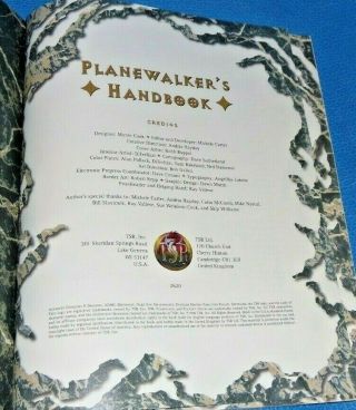 AD&D The Planeswalker ' s Handbook - Dungeons & Dragons 2nd Ed.  TSR Planescape 4
