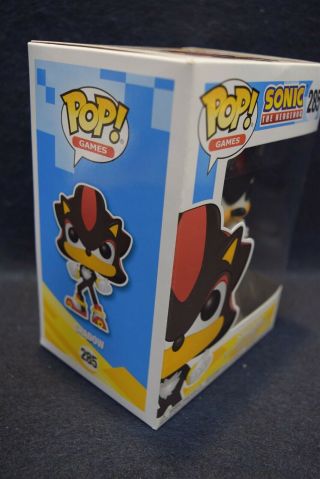 Funko Pop Games Sonic The Hedgehog Shadow 285 - VAULTED 5