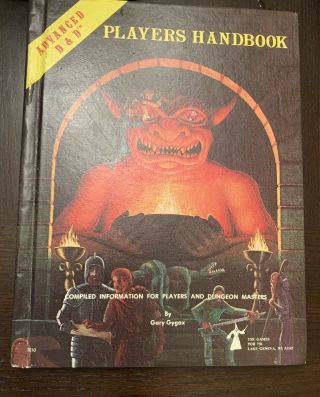 Advanced Dungeons & Dragons Players Handbook Ad&d 1st Edition.