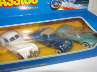 Vintage1988 Hot Wheels CLASSICS 5 Car Gift Pak CM 10 3