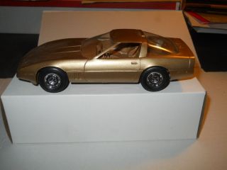 1986 Chevrolet Corvette Gold Dealership Promo Car Model