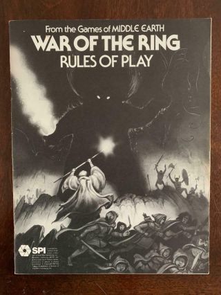 SPI War of the Ring Designer ' s Edition Wargame Mounted Board 1977 6