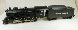 Mth 2 - 8 - 0 Powered Steam Locomotive Union Pacific 1757 0/027 Scale