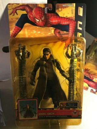 Spiderman 2 Doc Ock 6 Inch 30 Points Of Articulation Factory 2004