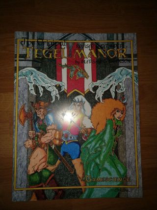 Tegel Manor - Gamescience Reprint Of Judges Guild Adventure For D&d -