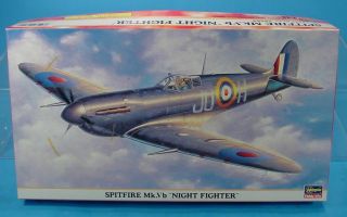 1/48 Scale Hasegawa 09315 Spitfire Mk.  Vb Night Fighter Model Airplane Kit