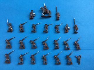 15mm Old Glory Acw American Civil War Confederates Marching In Greatcoats 24 Fig
