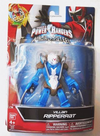 2016 Power Rangers Villain Ripperrat Action Figure Ninja Steel