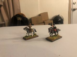 28mm Napoleonic Austrian Mounted General w/ADC,  Professionally Painted 2