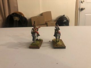 28mm Napoleonic Austrian Mounted General w/ADC,  Professionally Painted 5
