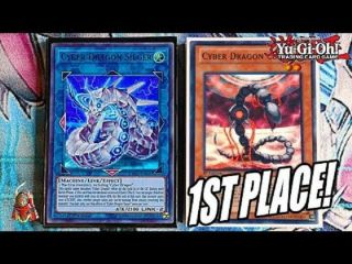 Yugioh Complete Cyber Dragon Deck With Ultra Pro Sleeves,  Bonus