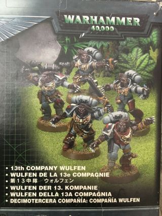 Warhammer 40k Space Wolves 13th Company Wulfen - Metal Figs