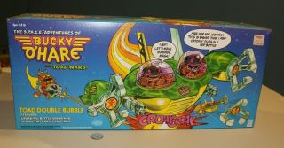 Bucky O’hare Toad Double Bubble Nib Vtg 1991 S.  P.  A.  C.  E.  Vehicle Nos