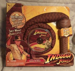 Nib Hasbro Indiana Jones Raiders Of The Lost Ark Sound Effects Whip