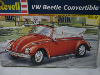 Revell Vw Beetle Convertible L2 1:25 Model Kit 85 - 2579
